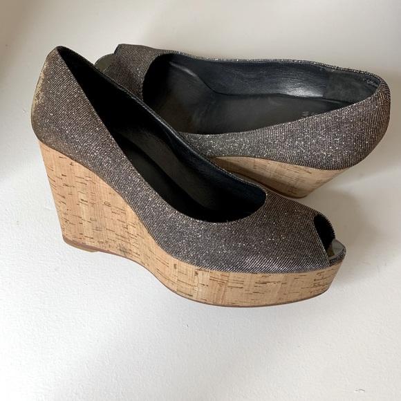 Stuart Weitzman platform wedges size 8 - Picture 1 of 4